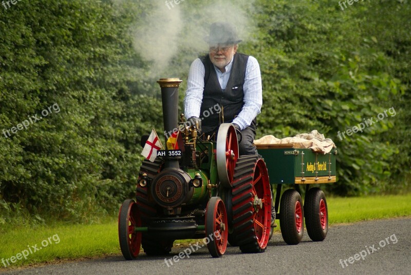 Steam Steam Engine Water Vapor Drive Vehicles