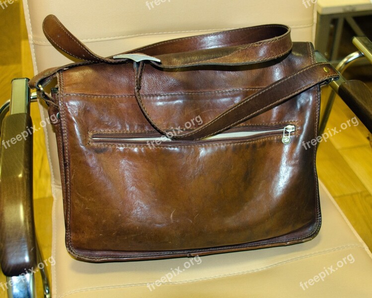 Bag Leather Male Brown Free Photos