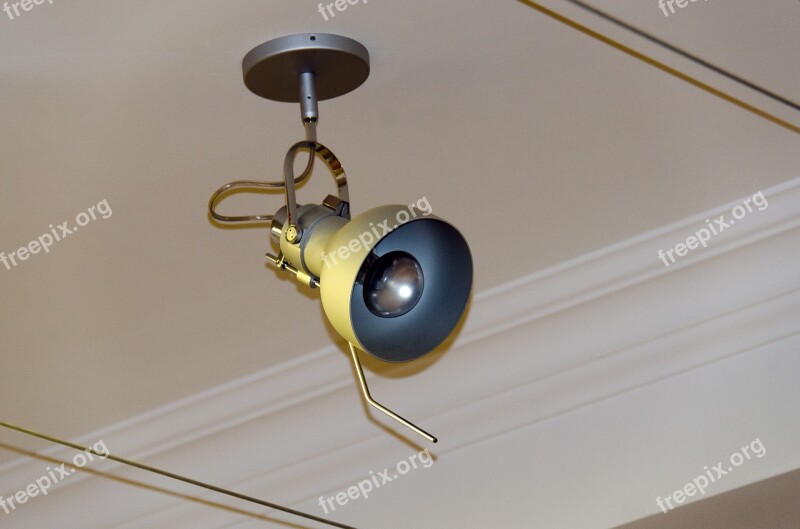 Lamp Overhead Ceiling Luminaire Lightbulb Swivel