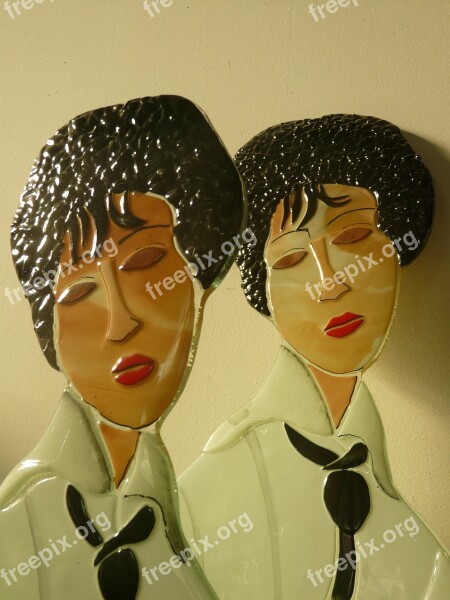 Faces Female Ceramic Art Feminine