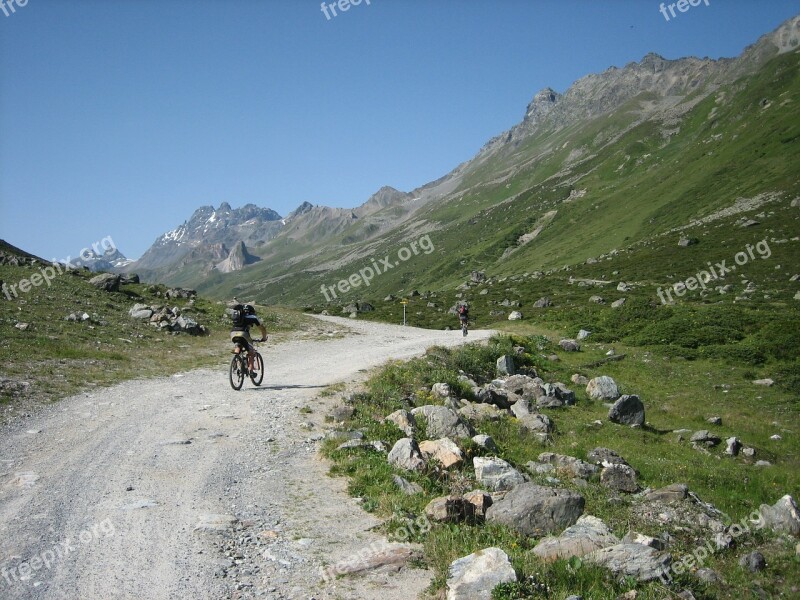 Mountain Bike Cycling Bike Away Mountains