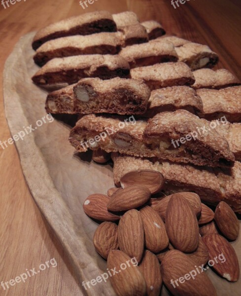 Almonds Cantuccini Delicious Bake Nuts