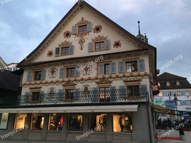 Vorarlberg Marketplace Historic Center Building Architecture