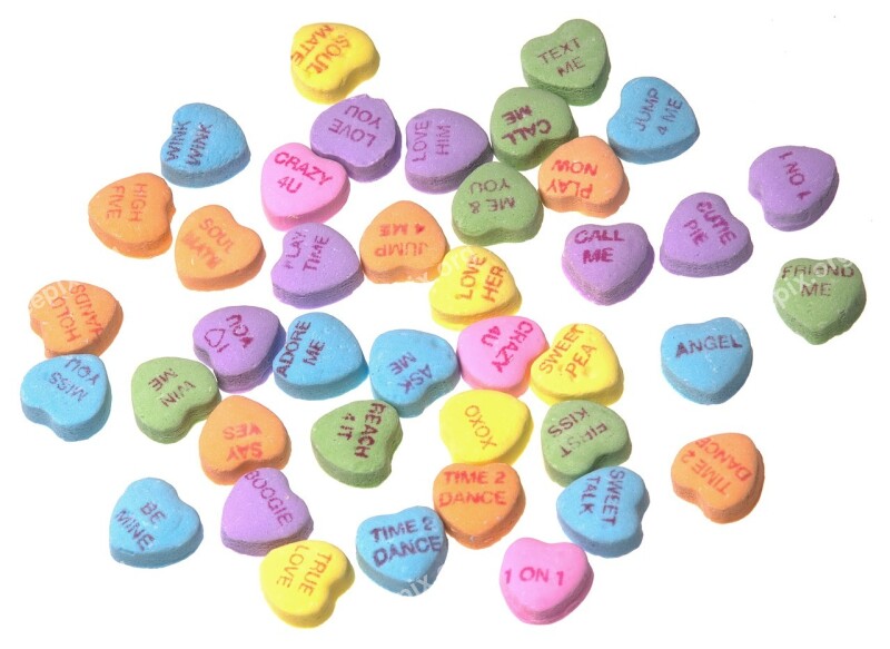 Sweethearts Candy Hearts Valentine Necco