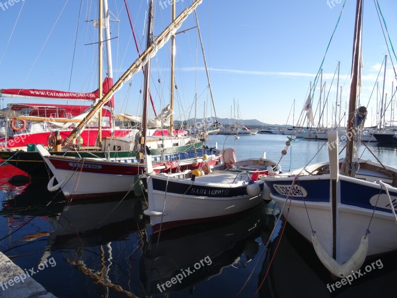 Boat Port Port Sanary Mediterranean Sea France