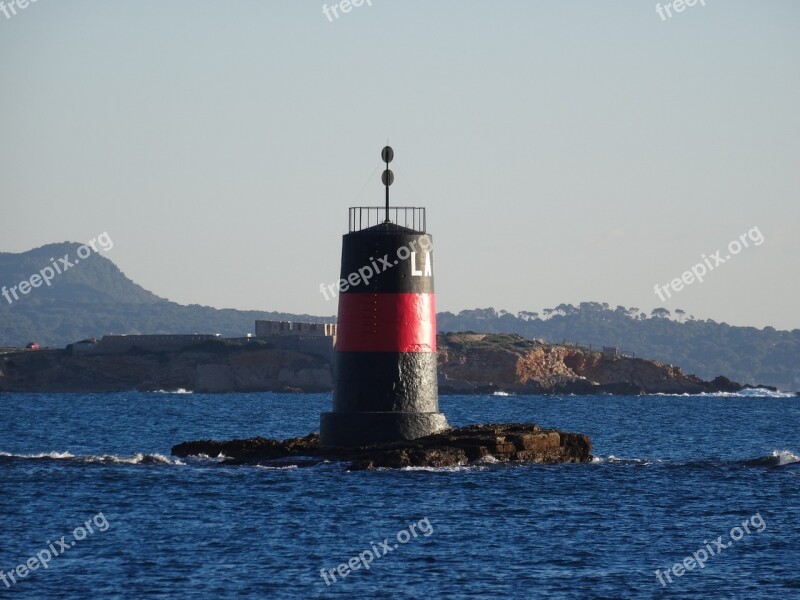 Lighthouse Sea Bandol Free Photos