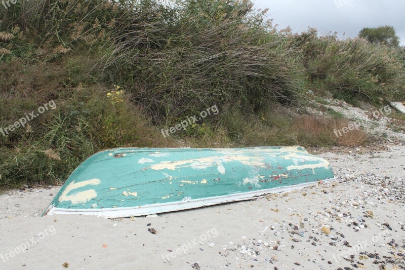 Boat Beach Marine Abandoned Coastal