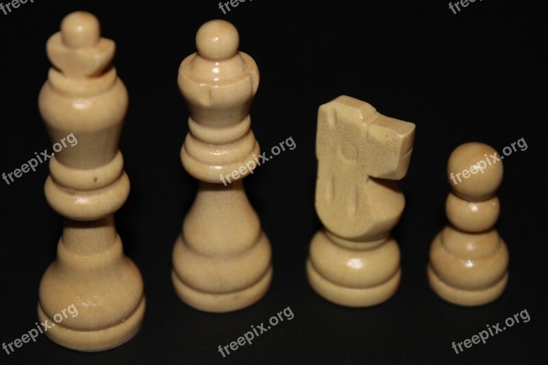 Chess Figures Chess Game King Lady