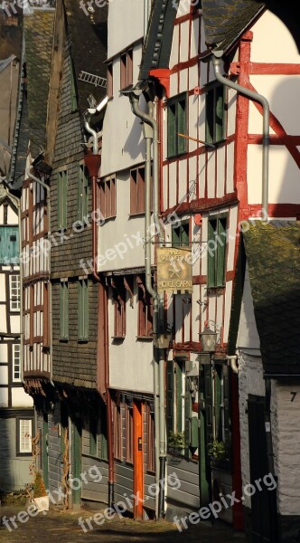 Fachwerkhaus Historic Center Monschau Old Houses