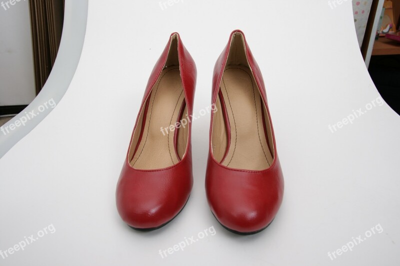 High Heels Women's Shoe Red Free Photos