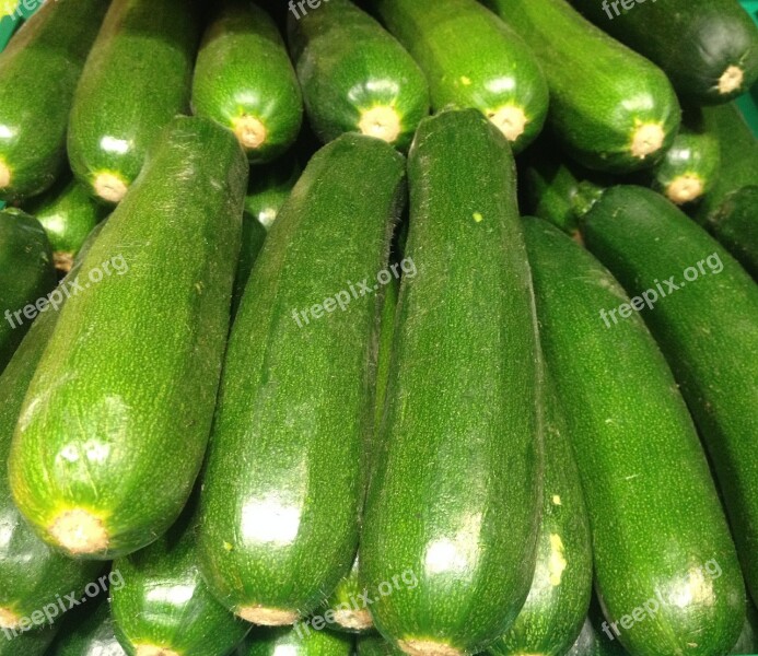 Zucchini Green Vegetables Harvest Bio