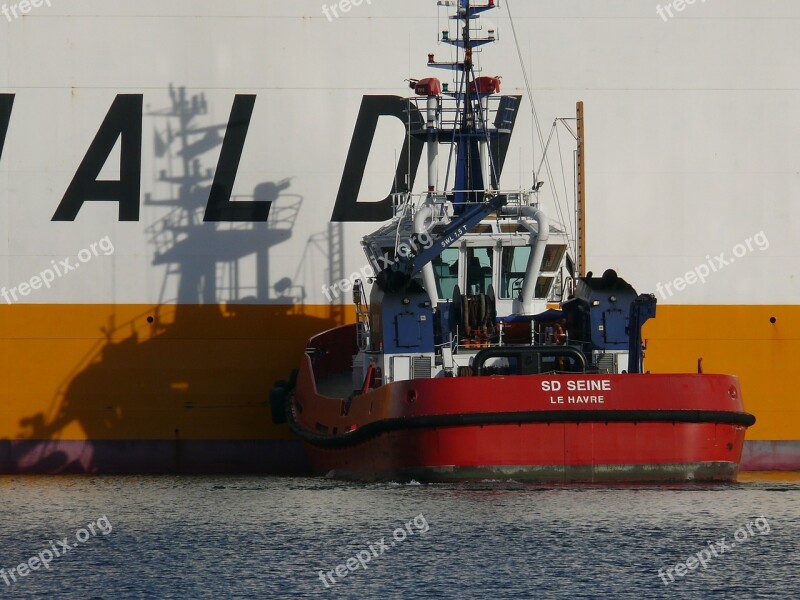 Port Trade Boats Cargo Ship