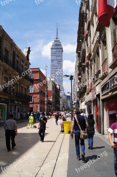 Latin American Tower Tower Latin American Mexico Architecture