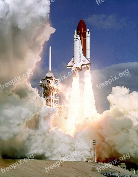 Atlantis Space Shuttle Launch Liftoff Rocket Vehicle Spaceship