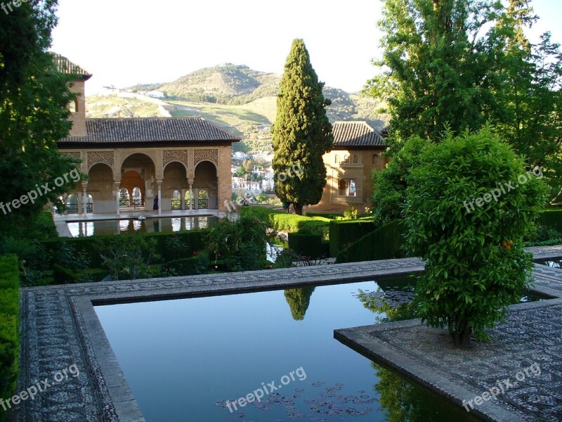 Andalusia Alhambra Spain Granada Architecture