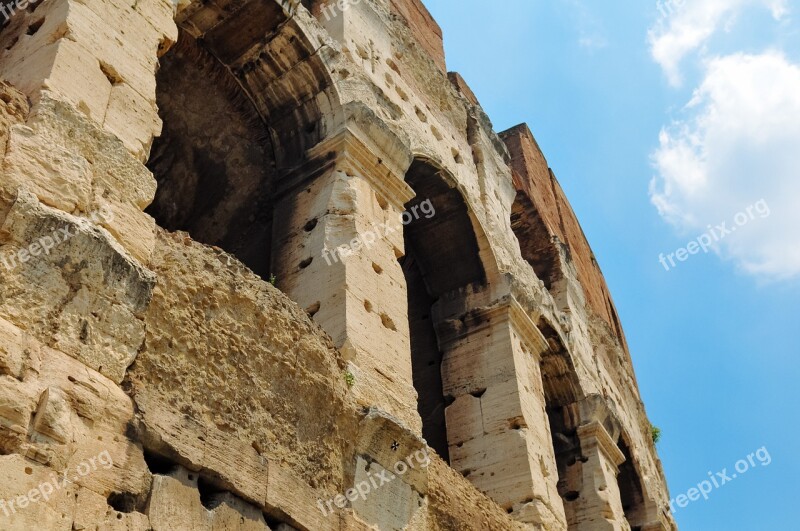 Monument Colosseum Rome Architecture Landmark