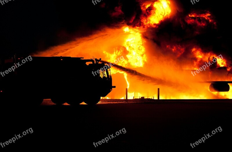 Aircraft Firefighting Training Simulated Fire Equipment