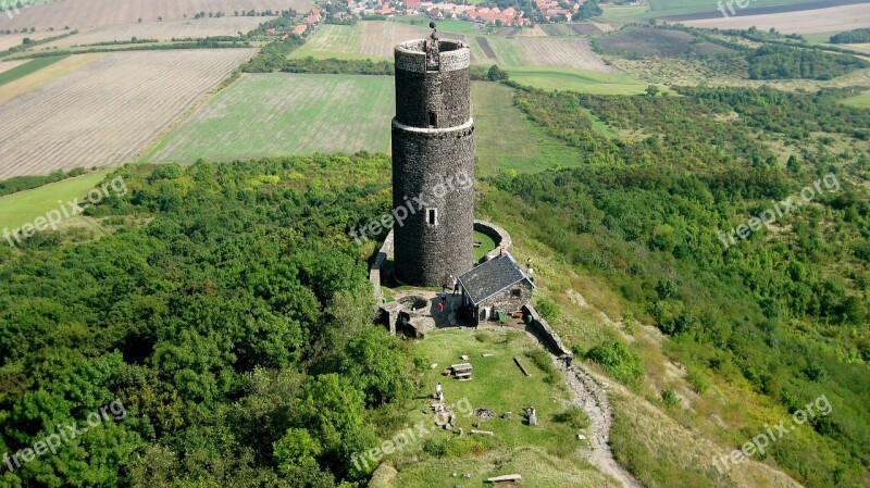 Castle Landscape View Ruins Sights