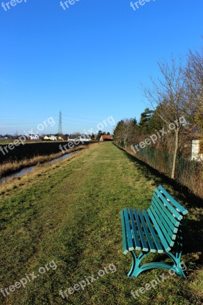 Walk Rest Bench Seat Go For A Walk