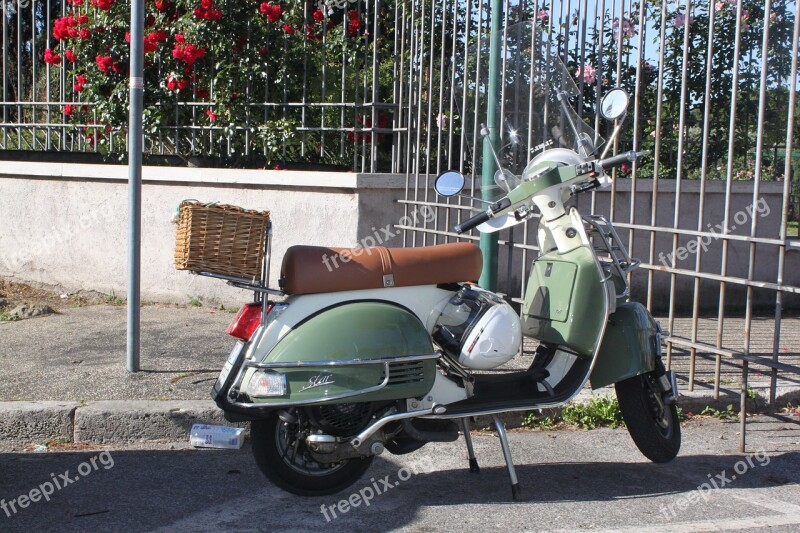 Motorbike Italy Vespa Free Photos