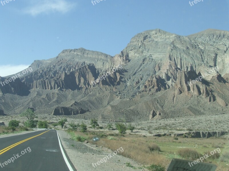 Mountain Nature Travel Highway Landscape