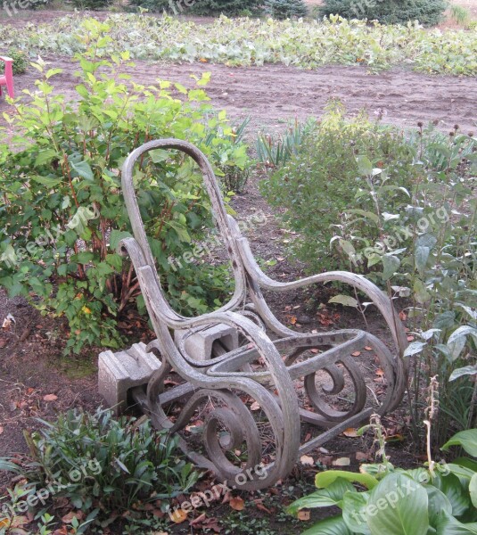 Armchair Garden Fall Free Photos