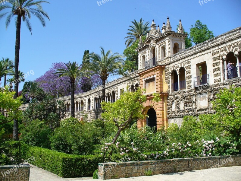 Andalusia Seville Palace Garden Park