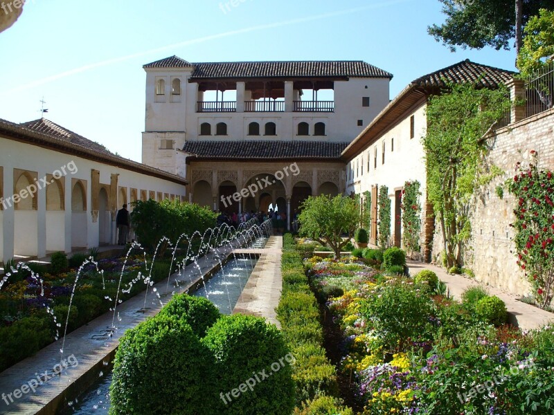 Andalusia Alhambra Spain Granada Architecture