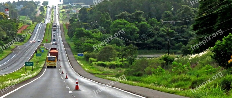 Road Br-277 Paraná Rent A Car Path