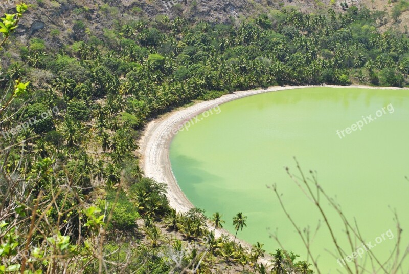 Mayotte Indian Ocean Dziani Lake Landscape Free Photos