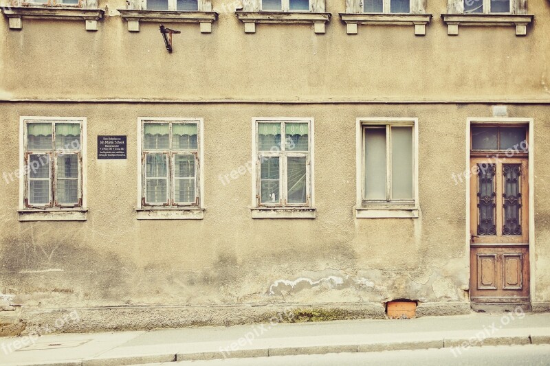 Hauswand Door Old Wall Facade