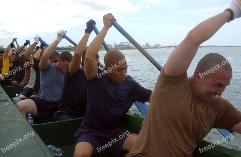 Rowing Team Dragon Boat Teamwork Cooperation Competition