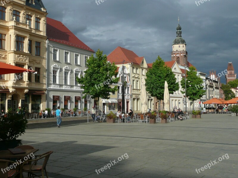 Freiberg Europe Town Market Place Historic