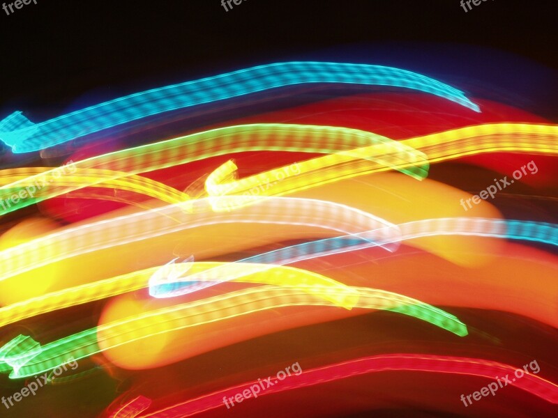 Color Lights Mood Background Pattern