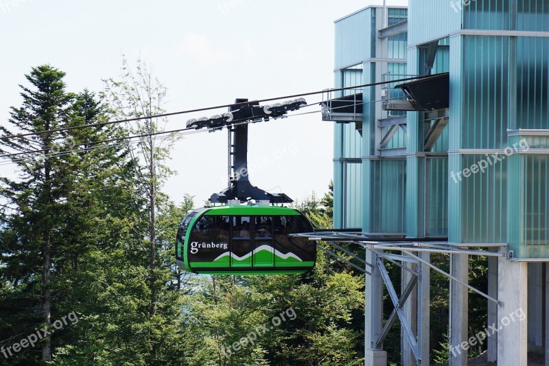 Cable Car Gondola Grünberg Gmunden Salzkammergut