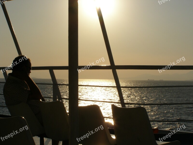 Sea Travel Ferry Greece Ship