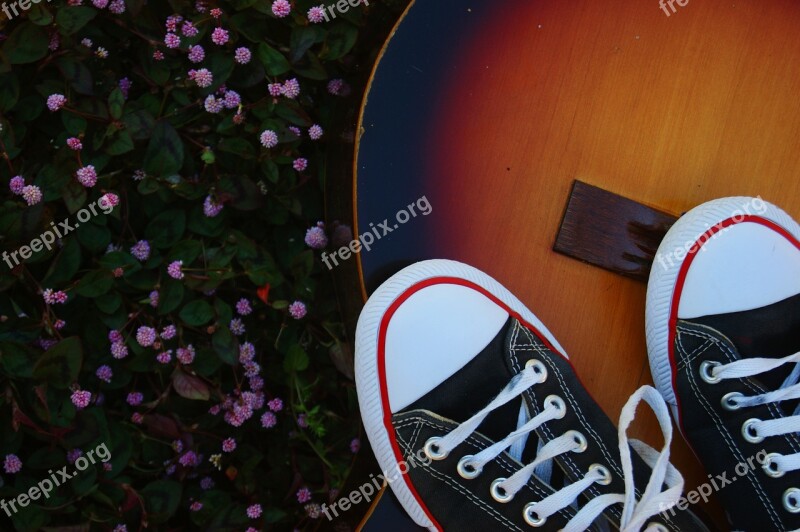 Guitar Tennis Talk Fashion Shoe