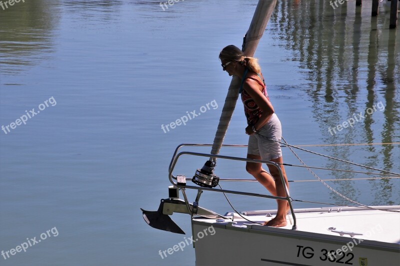 Lake Cruise Sailboat Boat Sailing