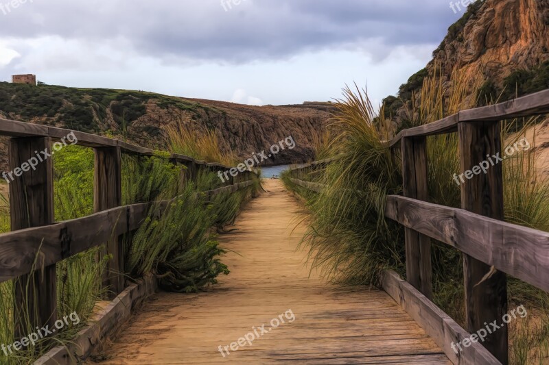 Beach Path Sand Sardinia Walkway