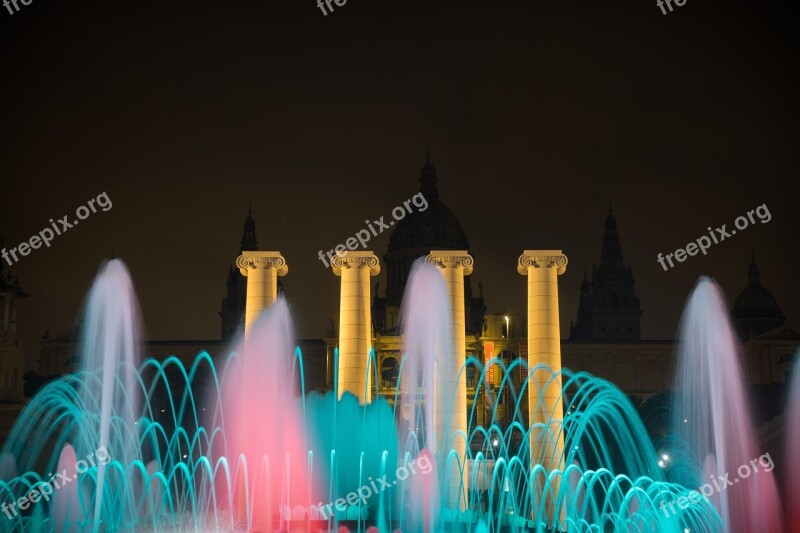 Magic Fountain Montjuic Source Architecture Catalunya