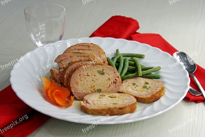 Meatloaf Italian Cuisine Typical Dish Second Course Eat