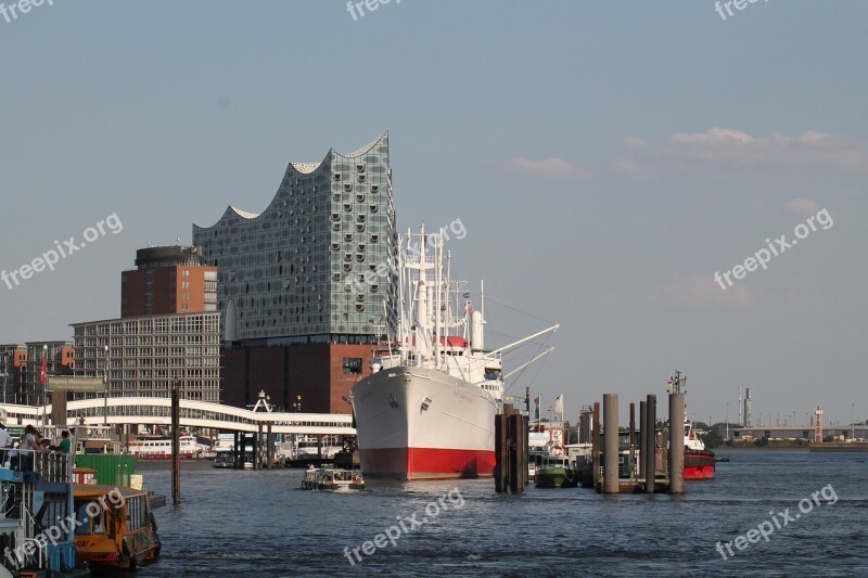 Hamburg Port Elbe Philharmonic Hall Free Photos