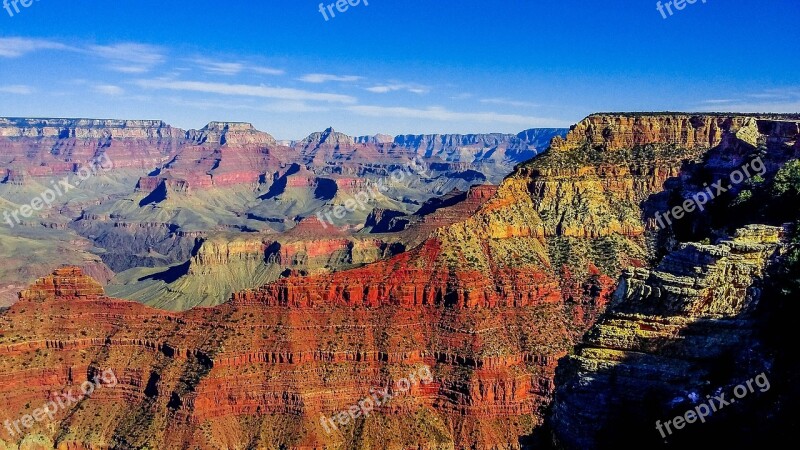 Grand Canyon Nature Landscape Travel Usa