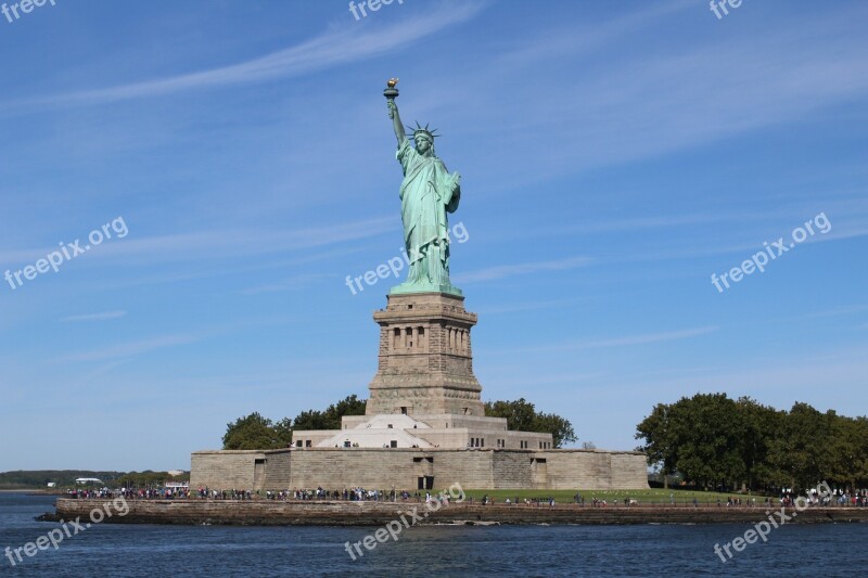 Lady Liberty Statue Of Liberty New York America Nyc