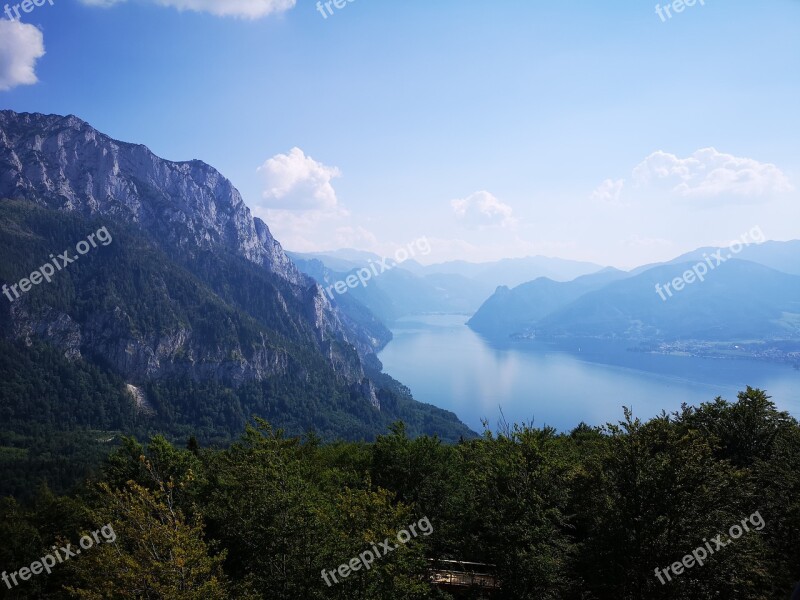 Mountains Traunsee Upper Austria Free Photos