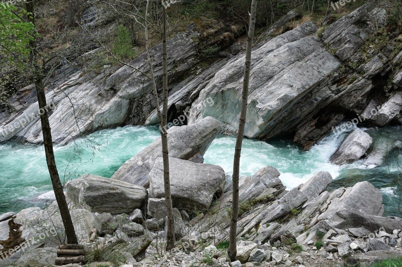 Lake Ticino Nature Mountain River