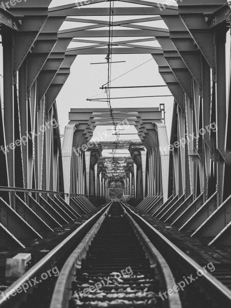 Tracks Symmetry Architecture Old Free Photos