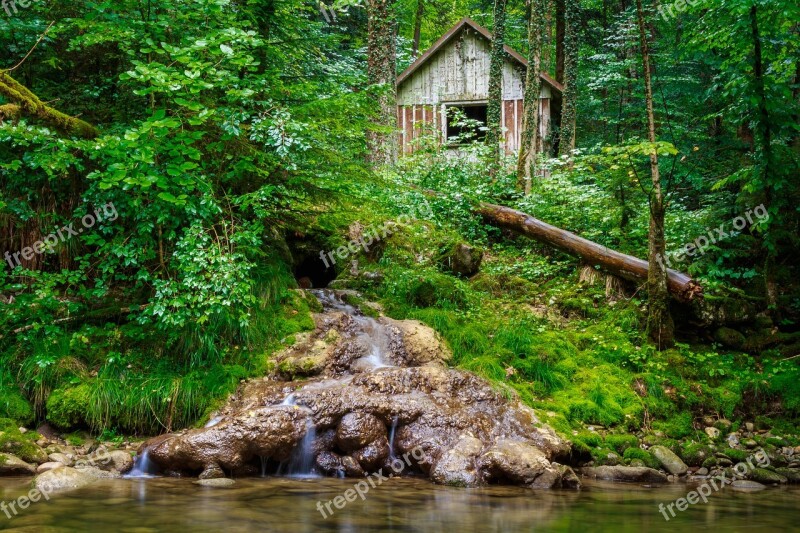 Eistobel Isny Waterfall Country House Forest