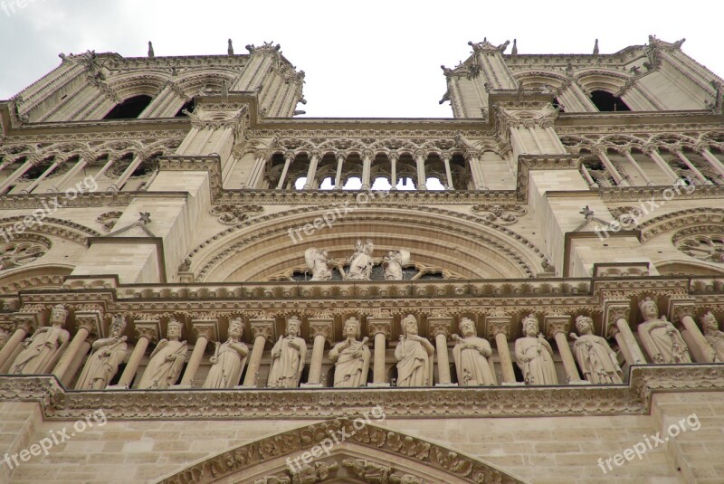 Paris Notre Dame Cathedral Church France