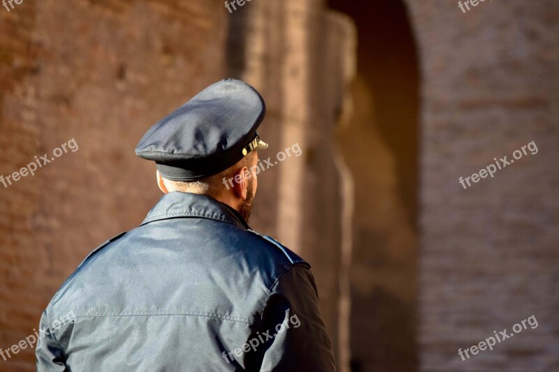 Guard Security Surveillance Rome Uniform